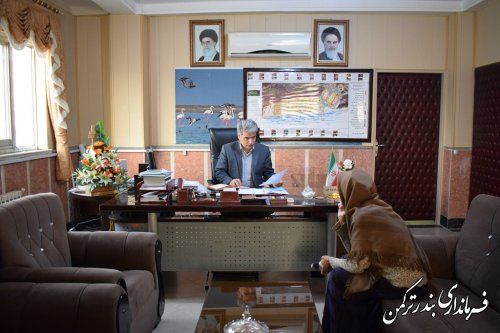 ملاقات عمومی فرماندار شهرستان ترکمن برگزار شد