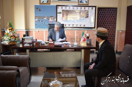 ملاقات مردمی فرماندار شهرستان ترکمن برگزار شد