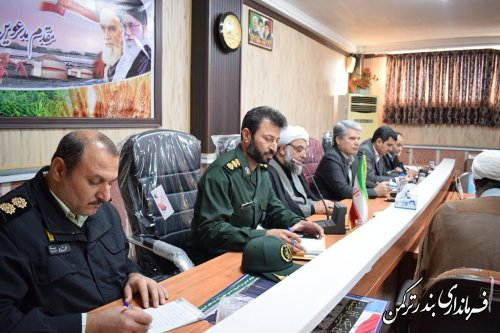 جلسه هماهنگی برگزاری مراسم بزرگداشت سردار سپهبد شهید قاسم سلیمانی در شهرستان ترکمن برگزار شد
