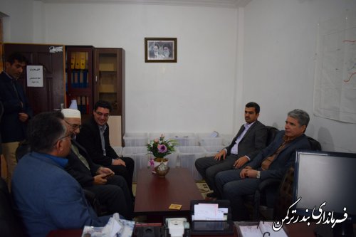 بازدید فرماندار شهرستان بندرترکمن از بخشداری سیجوال