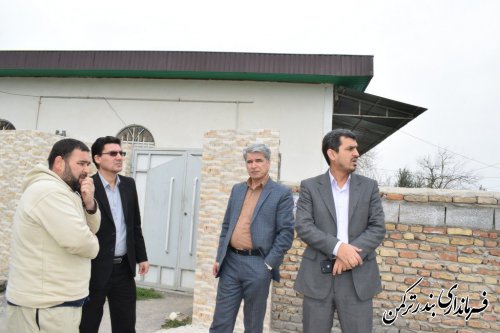 بازدید فرماندار شهرستان بندرترکمن از شعب اخذ رای شهرستان