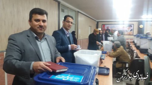 آغاز فرآیند انتخابات در شهرستان بندرترکمن با تحويل ۵۹ صندوق اخذ راي  انتخابات مجلس شوراي اسلامي در شهرستان
