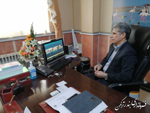 جلسه ویدئوکنفرانس استانی ویژه کرونا برگزار شد