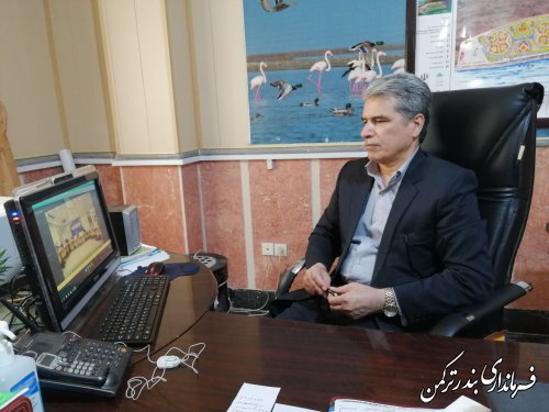 جلسه ویدئوکنفرانس استانی ویژه کرونا برگزار شد