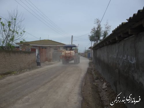 ضد عفونی و گندزدایی معابر روستای خمبرآباد
