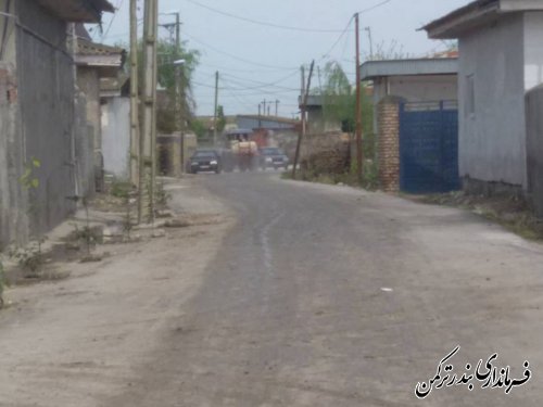 ضد عفونی و گندزدایی معابر روستای خمبرآباد