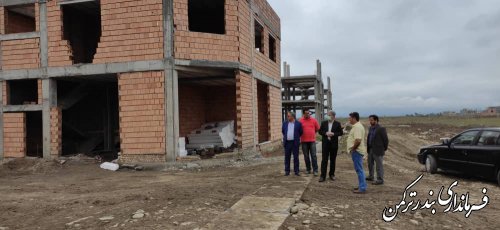 بازدید فرماندار از روند احداث شهرک مسکونی چوگان در بندرترکمن