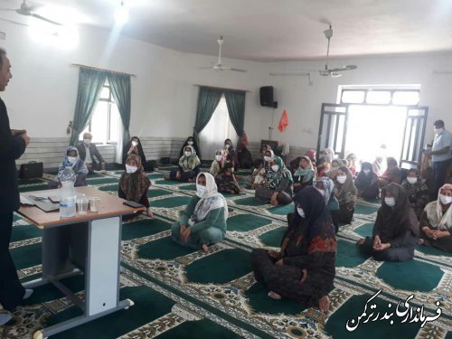 برگزاری کارگاه های مهارت آموزی بانوان در روستای گامیشلی نزار