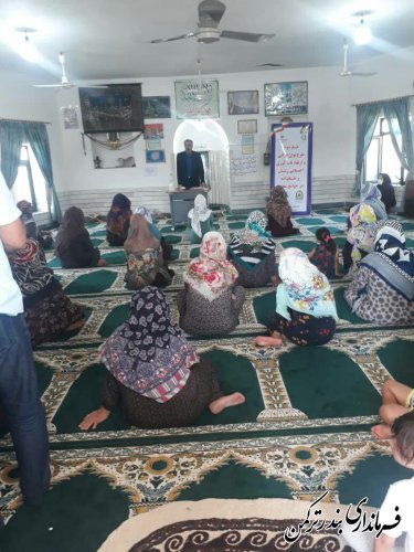برگزاری کارگاه های مهارت آموزی بانوان در روستای گامیشلی نزار