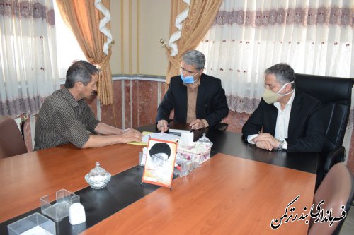 برگزاری ملاقات مردمی معاون سیاسی امنیتی و اجتماعی استاندار گلستان  با شهروندان  بندر ترکمن 