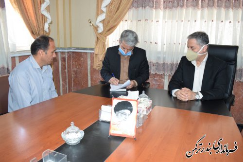 برگزاری ملاقات مردمی معاون سیاسی امنیتی و اجتماعی استاندار گلستان  با شهروندان  بندر ترکمن 