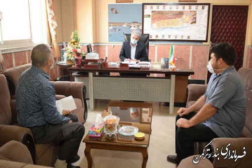 ملاقات عمومی فرماندار شهرستان ترکمن برگزار شد