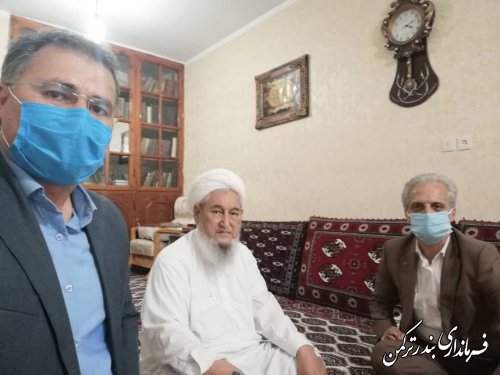 دیدار سرپرست فرمانداری شهرستان ترکمن با ائمه جمعه شهرستان