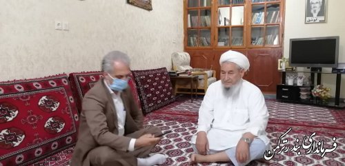 دیدار سرپرست فرمانداری شهرستان ترکمن با ائمه جمعه شهرستان