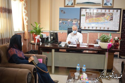 ملاقات مردمی سرپرست فرمانداری شهرستان ترکمن برگزار شد