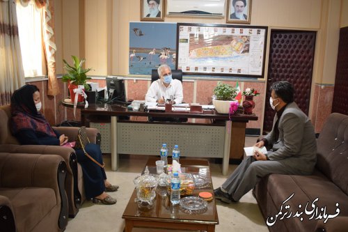 ملاقات مردمی سرپرست فرمانداری شهرستان ترکمن برگزار شد