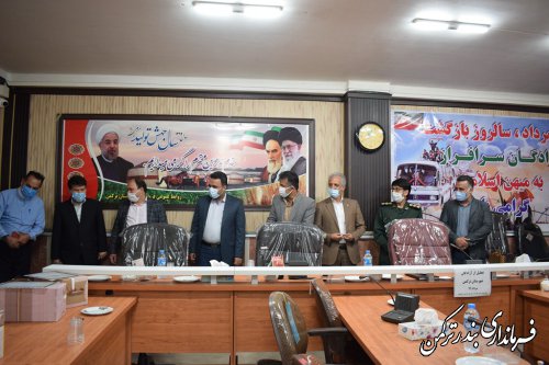 از آزادگان گرانقدر شهرستان ترکمن تجلیل شد