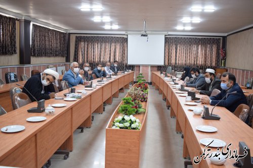 جلسه بزرگداشت هفته دفاع مقدس و ستاد نکوداشت پیشکسوتان جهاد و مقاومت شهرستان ترکمنبرگزار شد