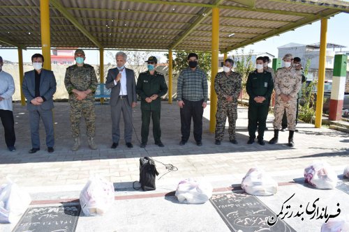 سومین مرحله رزمایش کمکهای مومنانه در شهرستان ترکمن