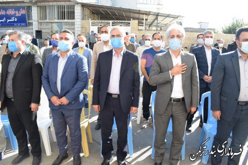 افتتاح دفترارتباطات مردمی نماینده مردم غرب استان درشهرستان ترکمن