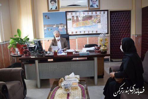 دیدار چهره به چهره فرماندار شهرستان ترکمن با شهروندان