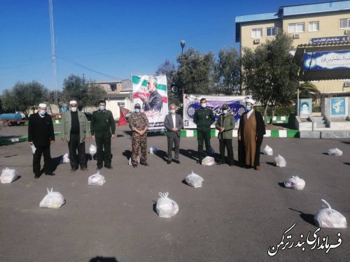 رزمایش همدلی و کمک مومنانه در شهرستان ترکمن