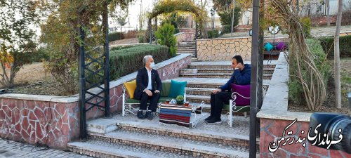 حضور فرماندار شهرستان ترکمن در برنامه زنده صبح عالی سیمای گلستان