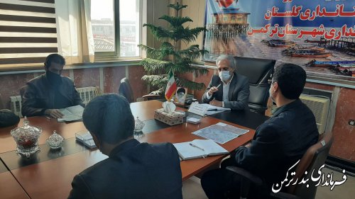 جلسه هماهنگی رفع مشکل آبگرفتگی در روستای نیازآباد