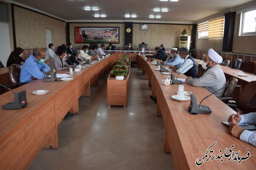 جلسه اقماری دهیاران بخش مرکزی شهرستان ترکمن برگزار شد