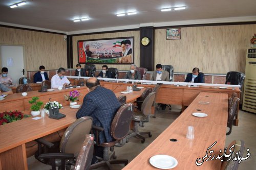 جلسه اقماری دهیاران بخش مرکزی شهرستان ترکمن برگزار شد