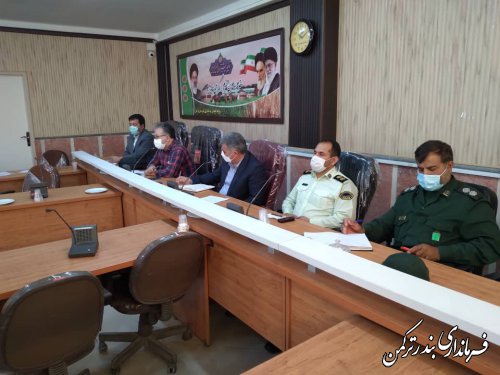 جلسه هماهنگی بزرگداشت هفته دفاع مقدس شهرستان ترکمن برگزار شد