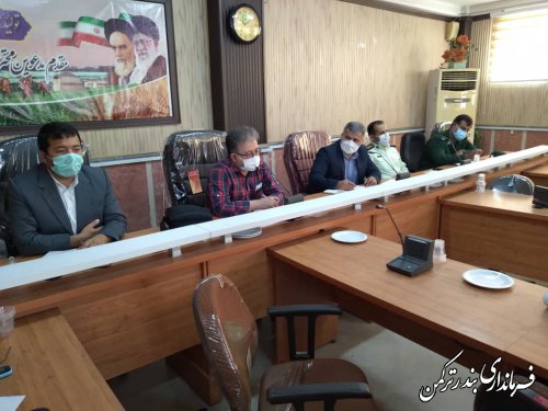 جلسه هماهنگی بزرگداشت هفته دفاع مقدس شهرستان ترکمن برگزار شد