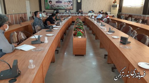 جلسه ستاد مقابله و پیشگیری از کرونا شهرستان ترکمن برگزار شد