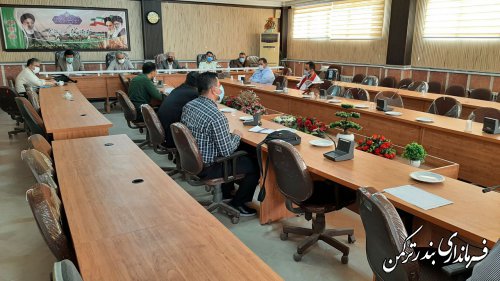 جلسه ستاد مقابله و پیشگیری از کرونا شهرستان ترکمن برگزار شد
