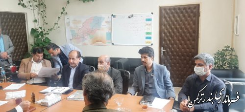 جلسه تامین زمین طرح نهضت ملی مسکن در اداره کل بازرسی استان برگزار شد