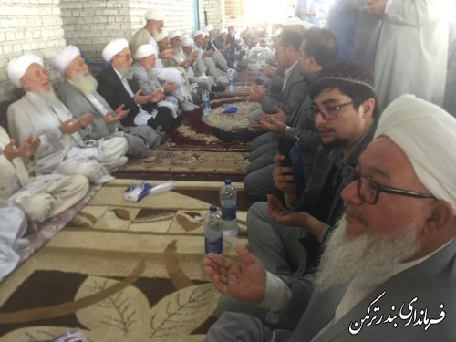 فرماندار شهرستان در مراسم جمعی از فارغ التحصیلان طلاب قره بلاغ شرکت کردند