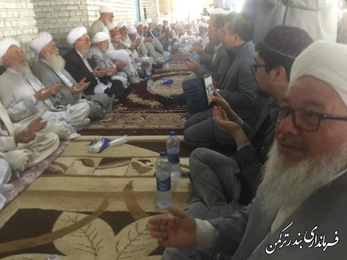 فرماندار شهرستان در مراسم جمعی از فارغ التحصیلان طلاب قره بلاغ شرکت کردند