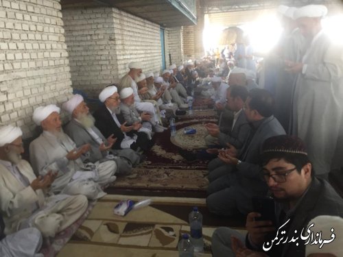 فرماندار شهرستان در مراسم جمعی از فارغ التحصیلان طلاب قره بلاغ شرکت کردند