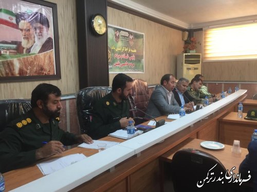 جلسه هماهنگی و برنامه ریزی هفته وحدت شهرستان ترکمن برگزار شد
