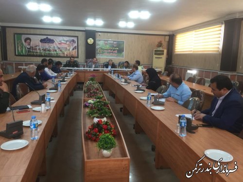 جلسه هماهنگی و برنامه ریزی هفته فراجا شهرستان ترکمن برگزار شد