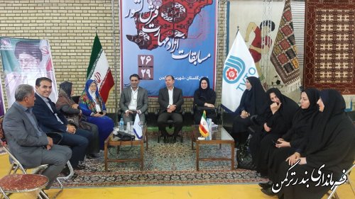 مسابقات مهارتی فرش کشور به میزبانی شهرستان ترکمن برگزار شد