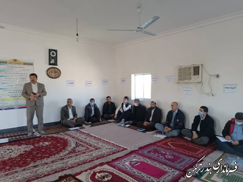 جلسه میز خدمت روستای یموت در روز دوشنبه برگزار شد