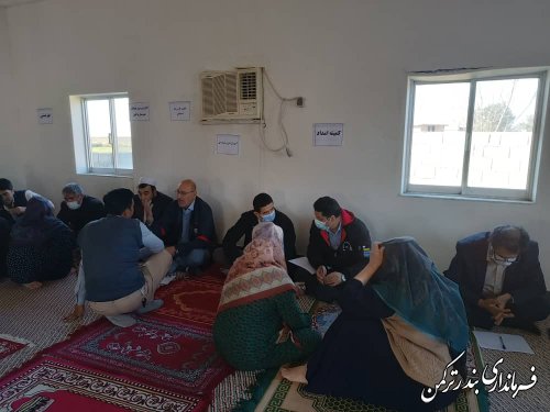 جلسه میز خدمت روستای یموت در روز دوشنبه برگزار شد