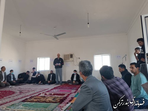 جلسه میز خدمت روستای یموت در روز دوشنبه برگزار شد