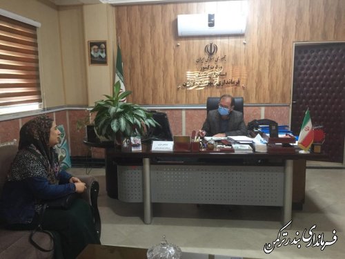 ملاقات مردمی مهندس غراوی فرماندار شهرستان ترکمن برگزار شد