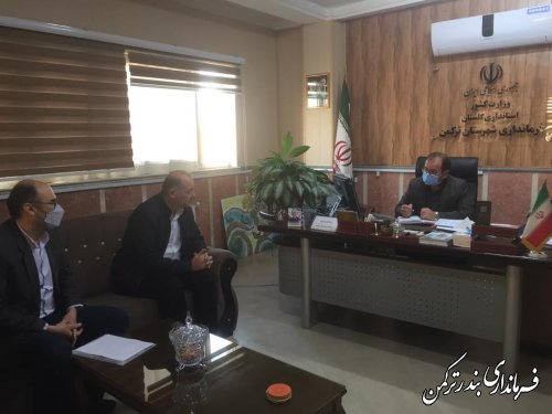 ملاقات مردمی مهندس غراوی فرماندار شهرستان ترکمن برگزار شد