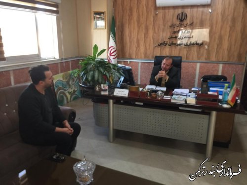 ملاقات مردمی مهندس غراوی فرماندار شهرستان ترکمن برگزار شد