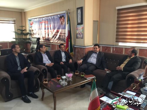دیدار و گفتگو فرماندار با جناب آقای دکتر زارعی مدیرکل محترم پزشک قانونی استان