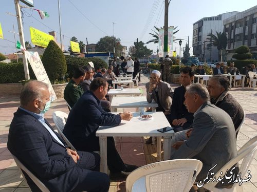 جلسه میز خدمت شهر بندرترکمن در روز یکشنبه برگزار شد