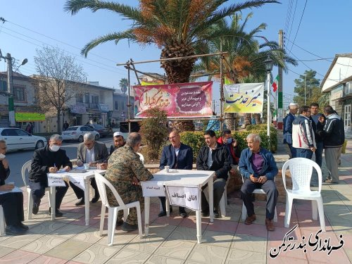 جلسه میز خدمت شهر بندرترکمن در روز یکشنبه برگزار شد